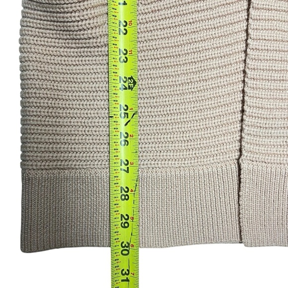 Aritzia Wilfred Darcey Cardigan Merino Wool Oversized Light Pink - Picture 10 of 13